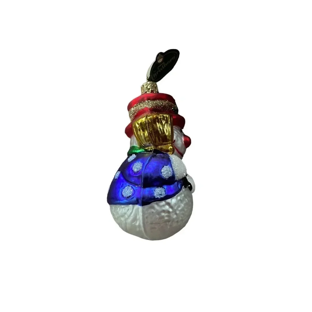 Vintage Christnorn‎ Made in Germany Snowman Ornament in Original Box